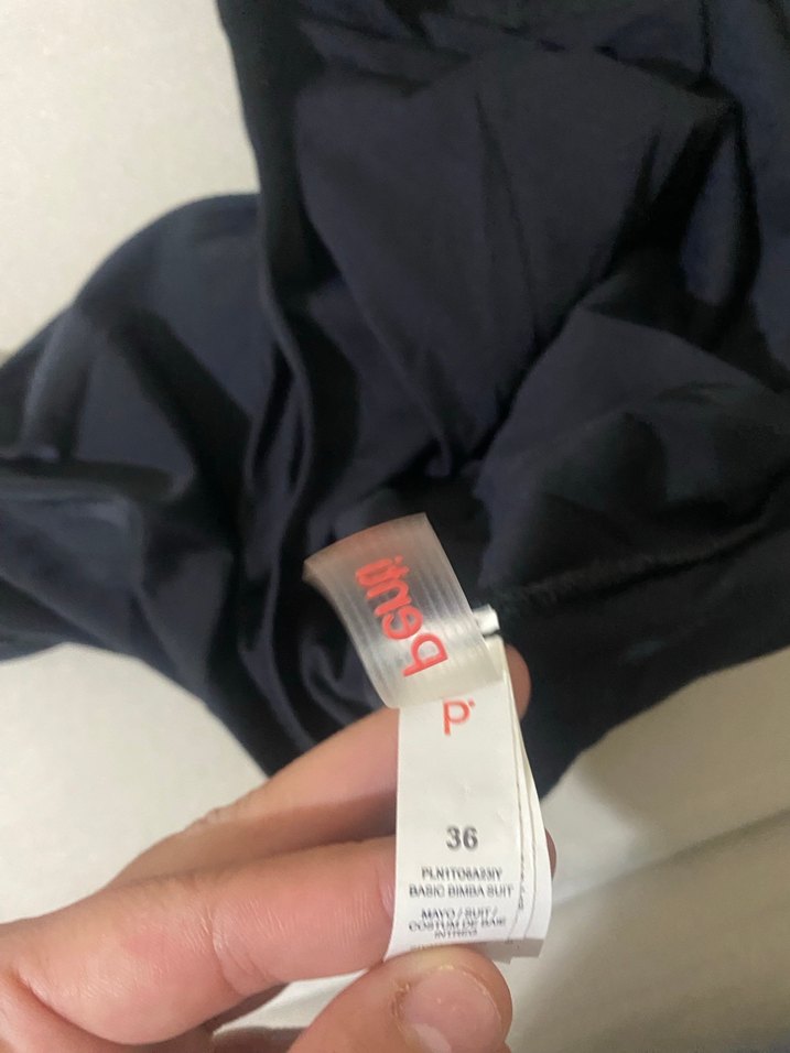 Penti Siyah İnce Askılı Kadın Mayo - Görsel 4