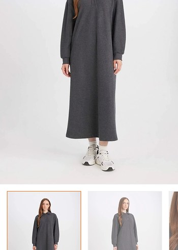 Defacto kadın modest triko elbise - Görsel 2