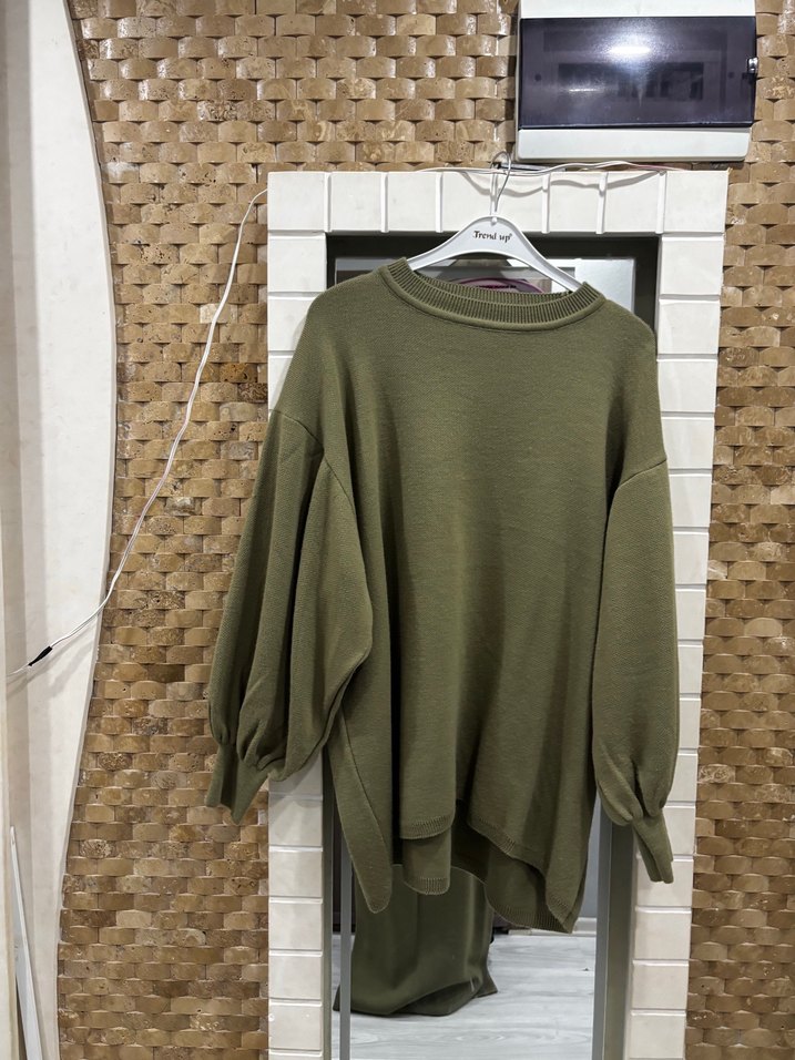 Kadın triko etek takım - Görsel 5