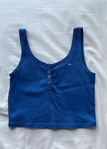 Mavi Lacivert Kadın crop