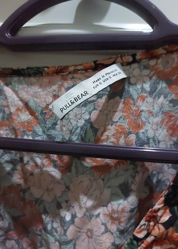 Bohem Çiçek Desenli V Yakalı Gömlek - Görsel 2