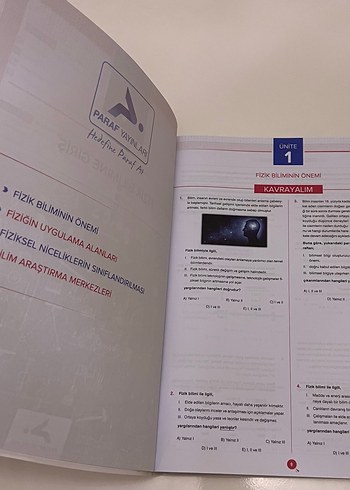  TYT Fizik Soru Kütüphanesi Paraf Yayınları
