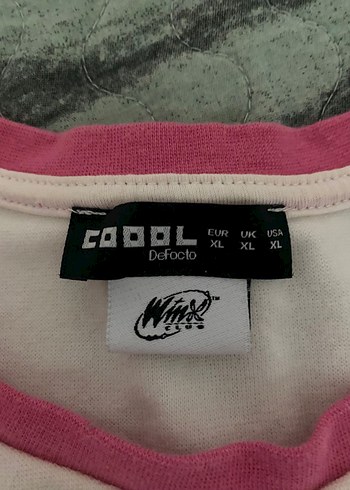 Defacto Pastel Renkli Baskılı Kısa Kollu crop