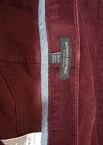 36 Beden Bordo kadife pantolon
