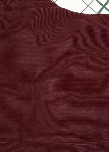 Bordo kadife pantolon