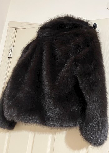 Kahverengi Kürklü Midi Kadın Mont - Görsel 3