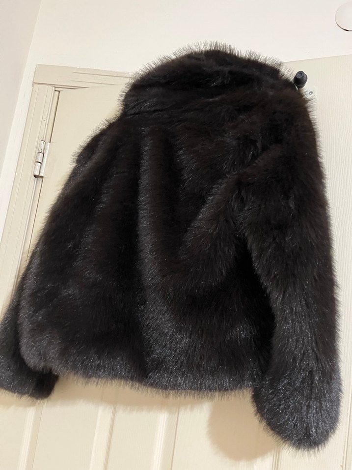 Kahverengi Kürklü Midi Kadın Mont - Görsel 3