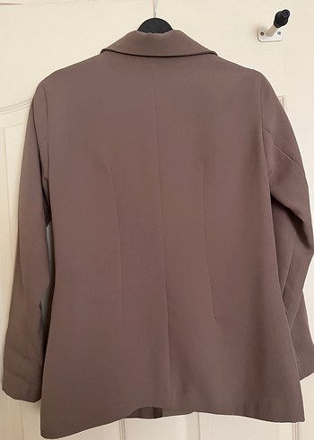 Düğmeli Bej Kadın Blazer Ceket - Görsel 2
