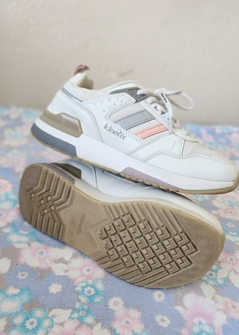 Kinetix Beyaz Bağcıklı Kız Sneakers - Görsel 2