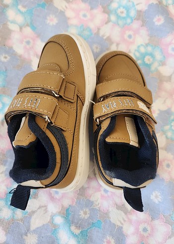 Erkek Çocuk Kahverengi Cırt Cırtlı Spor Ayakkabı - Görsel 2