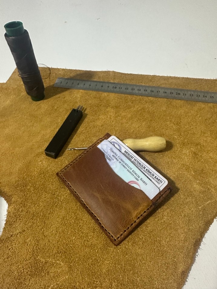 Hakiki el yapımı deri - Görsel 5