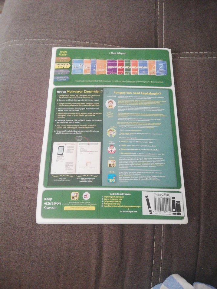 Tonguç 7. Sınıf Motivasyon deneme kitabı - Görsel 3