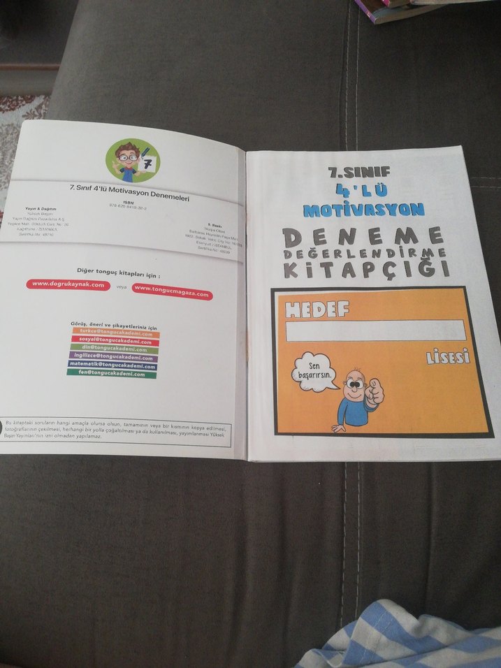 Tonguç 7. Sınıf Motivasyon deneme kitabı - Görsel 2