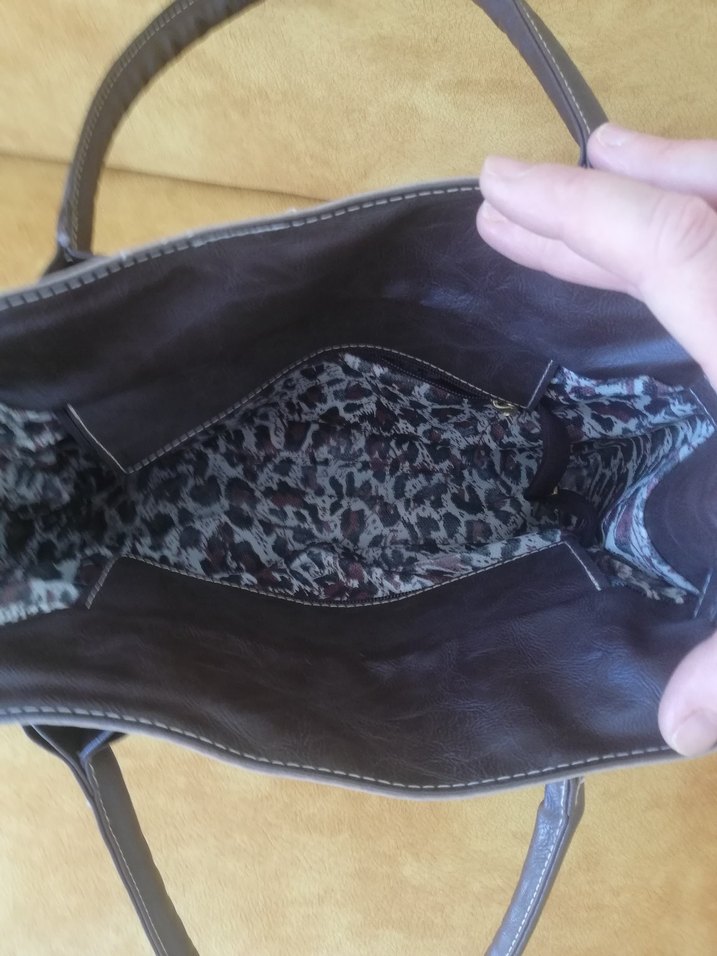 Bej Süet Kadın Çanta Tokalı - Görsel 4