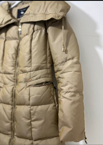 Zara Bej Desenli Bebek Çantası