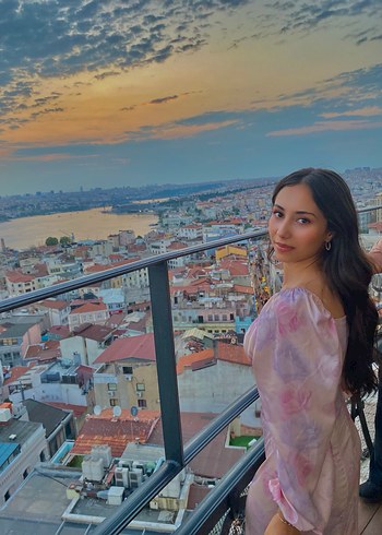 Abiye Parlak Pembe Midi Bohem Elbise