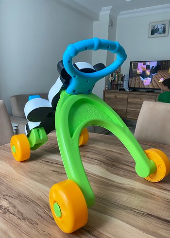 Renkli Zebra Desenli Bebek Yürüteci - Görsel 5