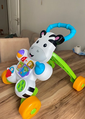 Renkli Zebra Desenli Bebek Yürüteci - Görsel 3