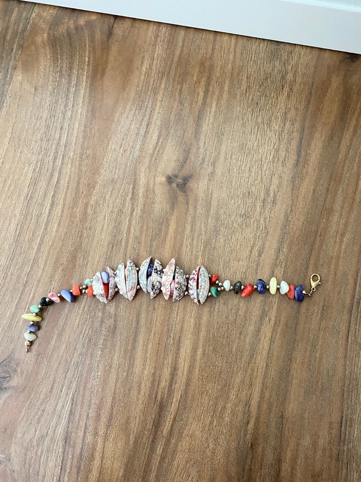 Renkli Boncuklu Bohem Kadın Halhal - Görsel 2