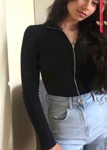 Trendyol & Milla Fermuarlı body