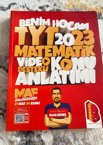Benim Hocam TYT Matematik Video Destekli Kitap HİÇ KULLANILMADI