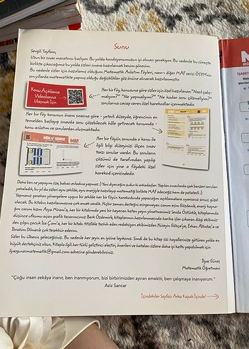  Benim Hocam TYT Matematik Video Destekli Kitap HİÇ KULLANILMADI