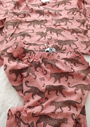 m Beden pembe Renk Kadın pijama takımı