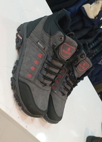 Gri Erkek Outdoor Ayakkabı Velcro Detaylı - Görsel 2