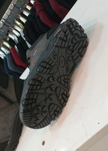 Gri Erkek Outdoor Ayakkabı Velcro Detaylı - Görsel 5