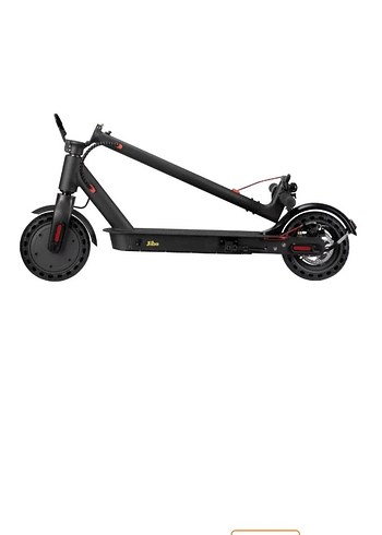 Siyah elektrikli Scooter'ı - Görsel 3