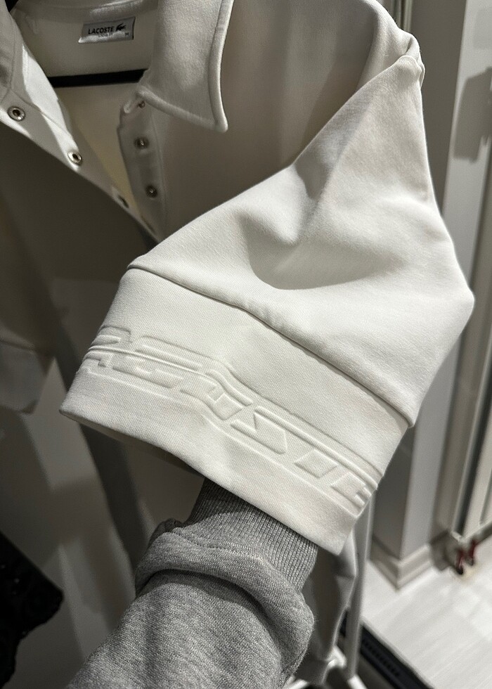 Lacoste beyaz elbise - Görsel 4