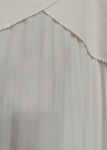 Kadın Beyaz Uzun Kollu Gömlek - Görsel 5