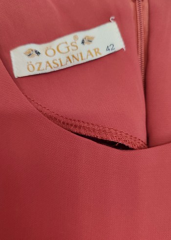 kiremit rengi Uzun Kollu Kadın Tunik - Görsel 2