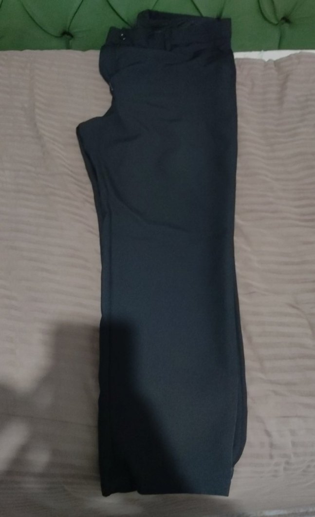 Siyah Kadın Kumaş Pantolon - Görsel 2