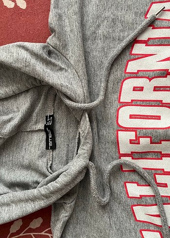 Defacto Gri Kapüşonlu Kadın Kolsuz Sweatshirt