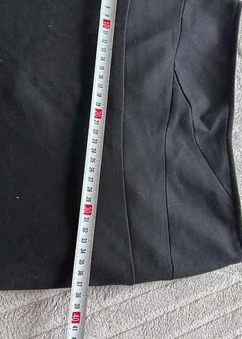 Siyah Midi Kalem Etek - Görsel 3