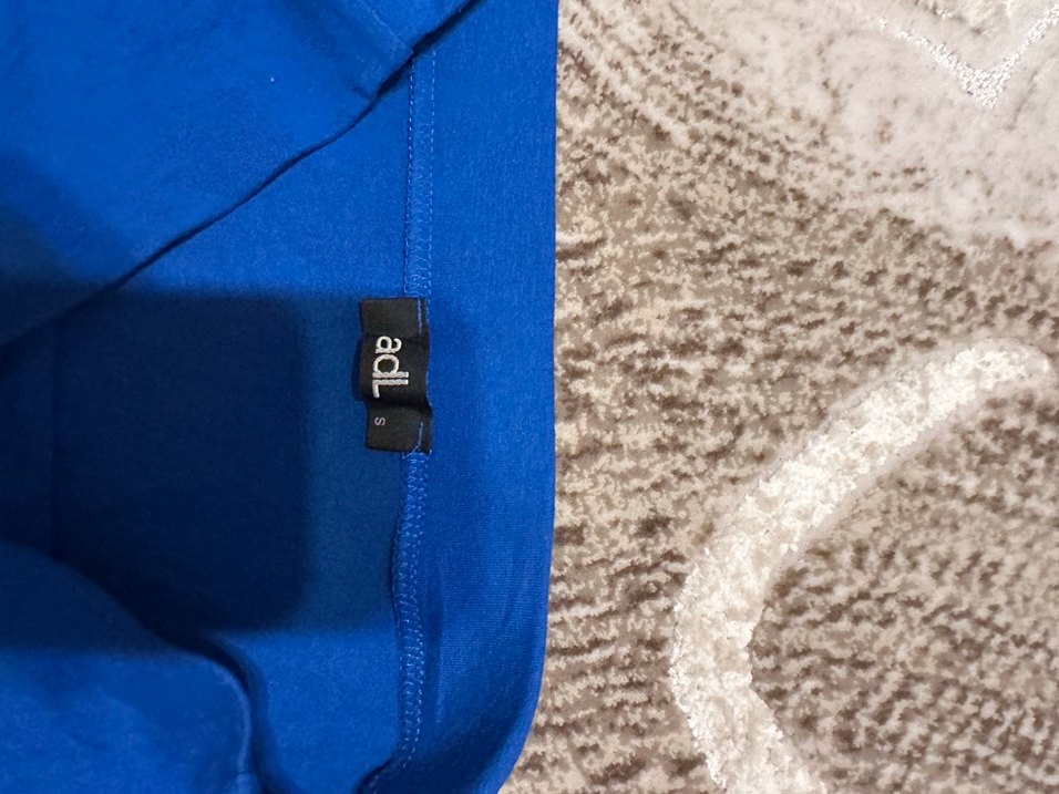 Kadın Mavi Uzun Drapeli Etek - Görsel 5