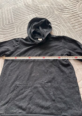 Gri Kapüşonlu erkek çocuk Sweatshirt - Görsel 5