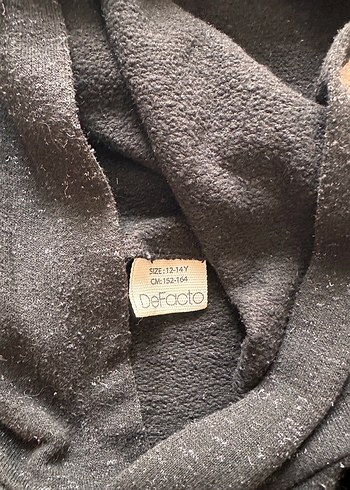 Gri Kapüşonlu erkek çocuk Sweatshirt - Görsel 6