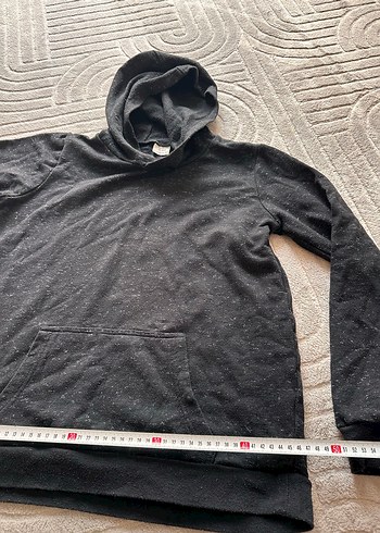 Gri Kapüşonlu erkek çocuk Sweatshirt - Görsel 4