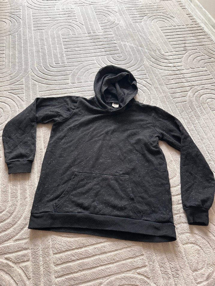 Gri Kapüşonlu erkek çocuk Sweatshirt - Görsel 2