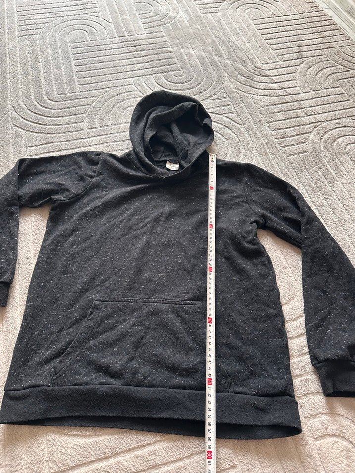 Gri Kapüşonlu erkek çocuk Sweatshirt - Görsel 3