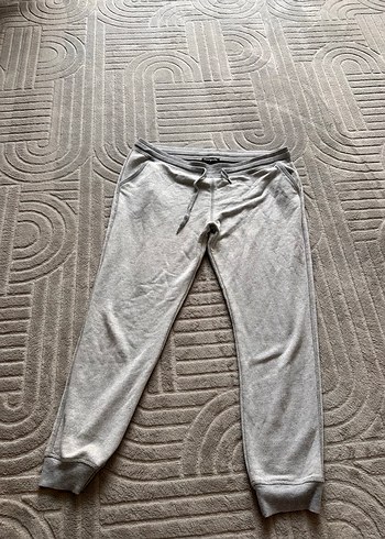 Gri Rahat Kesim Kadın Eşofman Altı - Görsel 2