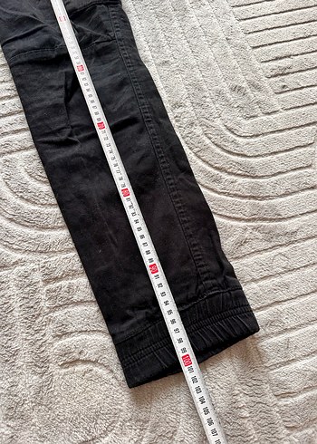 Erkek Siyah Rahat Kesim Denim Pantolon - Görsel 3