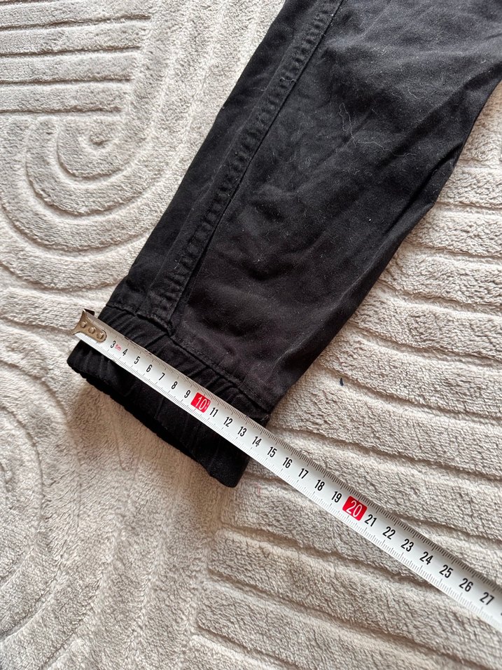 Erkek Siyah Rahat Kesim Denim Pantolon - Görsel 4