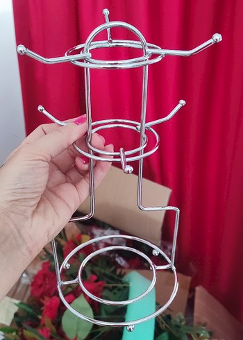 Renkli Metal Çatal Kaşık Tutucu - Görsel 3