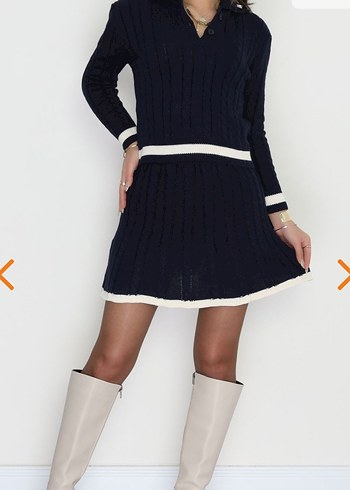 Beyaz siyah Kısa Triko takim - Görsel 2