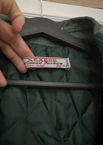 Diğer Düğmeli Yeşil Midi Trençkot