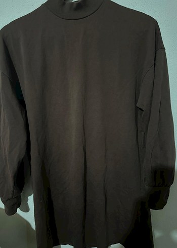 Trendyol & Milla kadın Kahverengi Keten Sweatshirt
