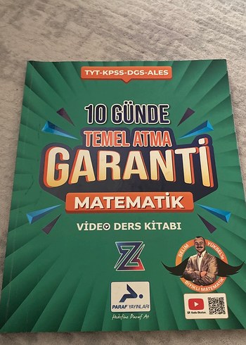 10 Günde Temel Atma Matematik Video Ders Kitabı